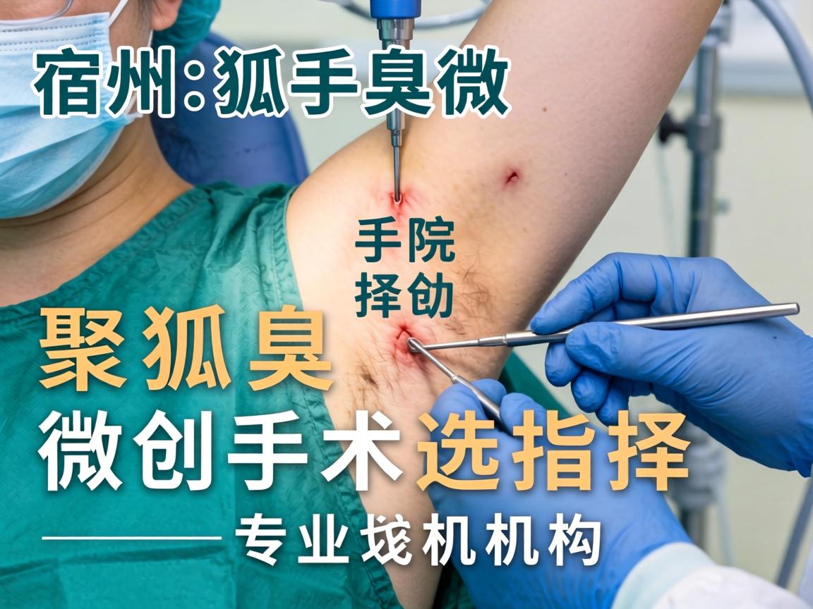 宿州狐臭微创手术医院选择指南，聚焦狐臭微创手术专业机构