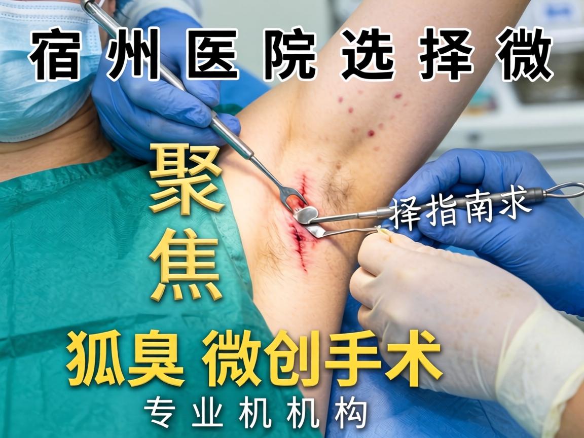 宿州狐臭微创手术医院选择指南，聚焦狐臭微创手术专业机构