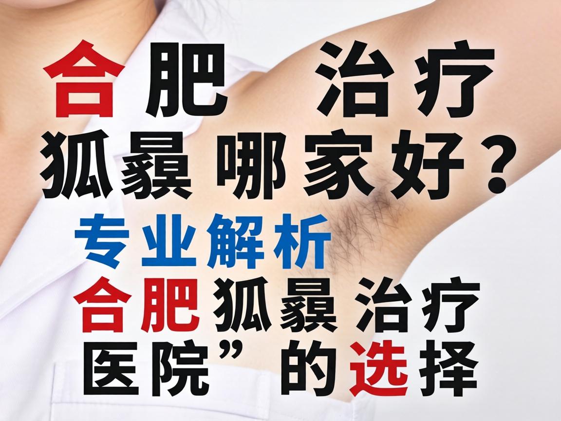 合肥治疗狐臭哪家好？专业解析合肥狐臭治疗医院的选择