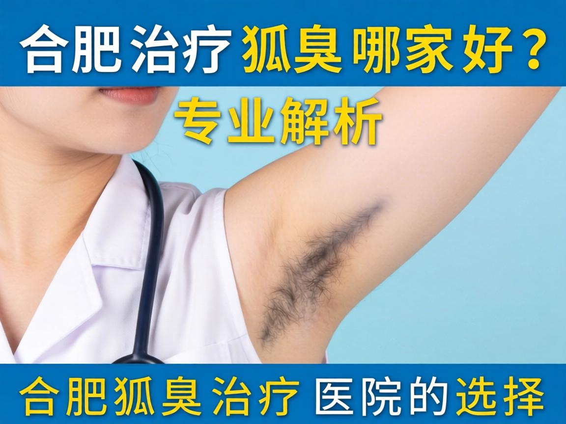 合肥治疗狐臭哪家好？专业解析合肥狐臭治疗医院的选择