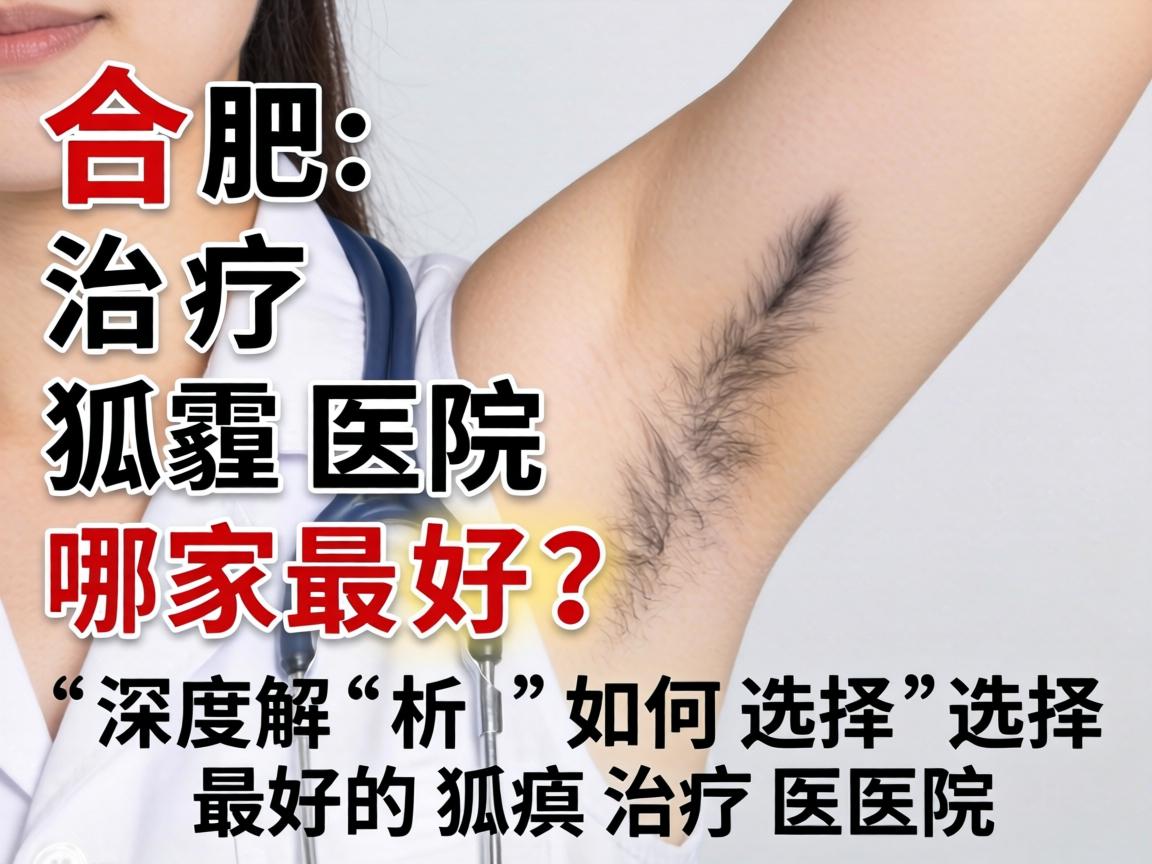 合肥治疗狐臭医院哪家最好？深度解析如何选择最好的狐臭治疗医院