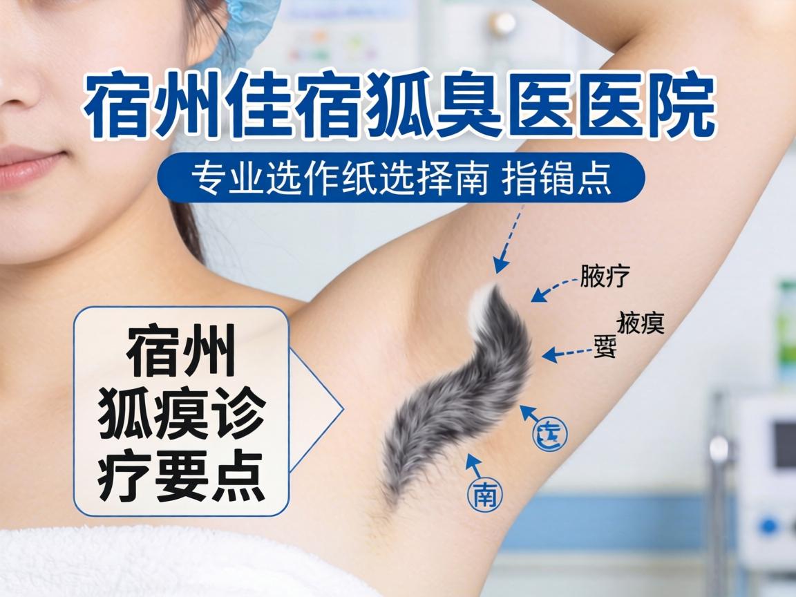 宿州狐臭医院专业选择指南，详解宿州狐臭诊疗要点