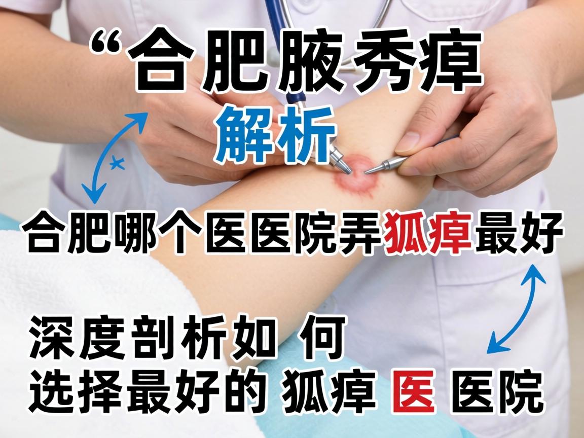 合肥腋秀解析，合肥哪个医院弄狐臭最好，深度剖析如何选择最好的狐臭医院