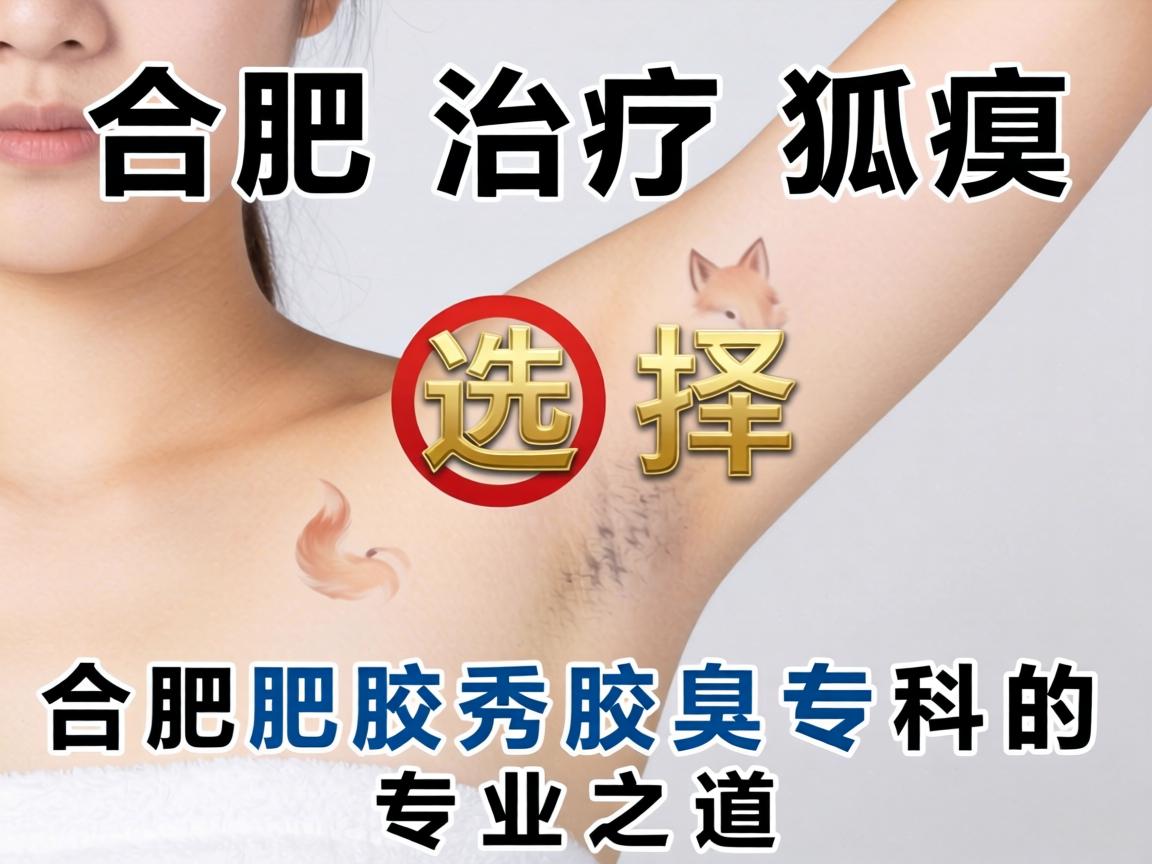 在合肥治疗狐臭，选择合肥腋秀腋臭专科的专业之道