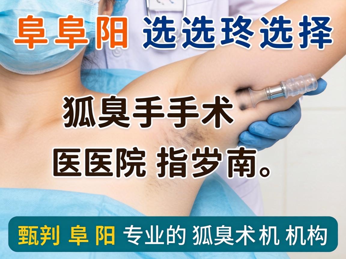 阜阳选择狐臭手术医院指南,如何甄别阜阳专业的狐臭术机构 阜阳选择狐臭手术医院指南,如何甄别阜阳专业的狐臭术机构