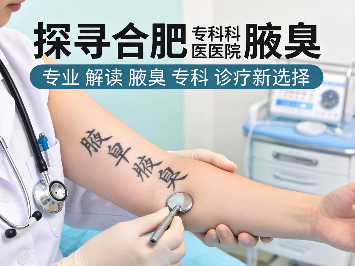 探寻合肥腋臭专科医院，专业解读腋臭专科诊疗新选择