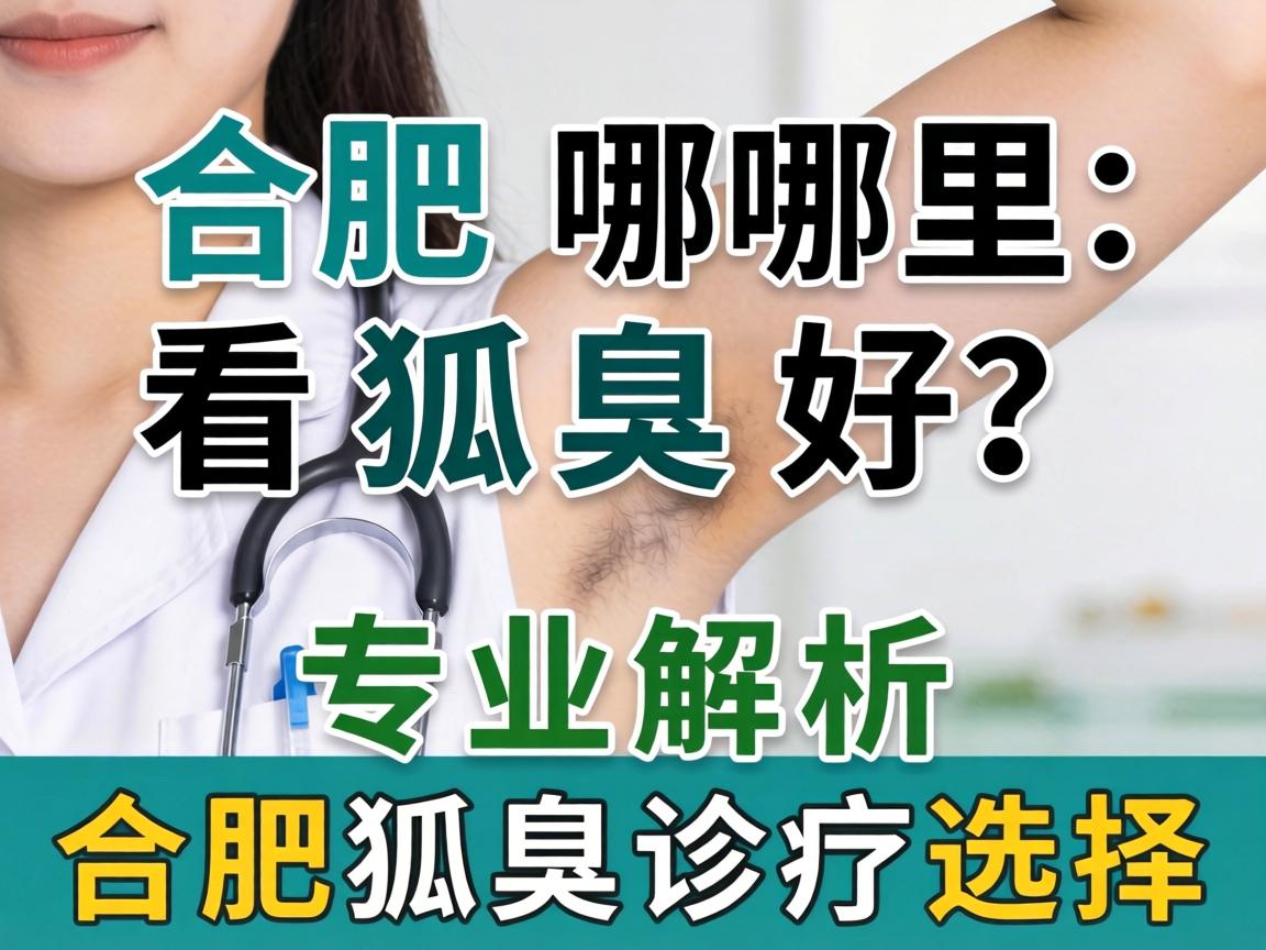 合肥哪里看狐臭好？专业解析合肥狐臭诊疗选择