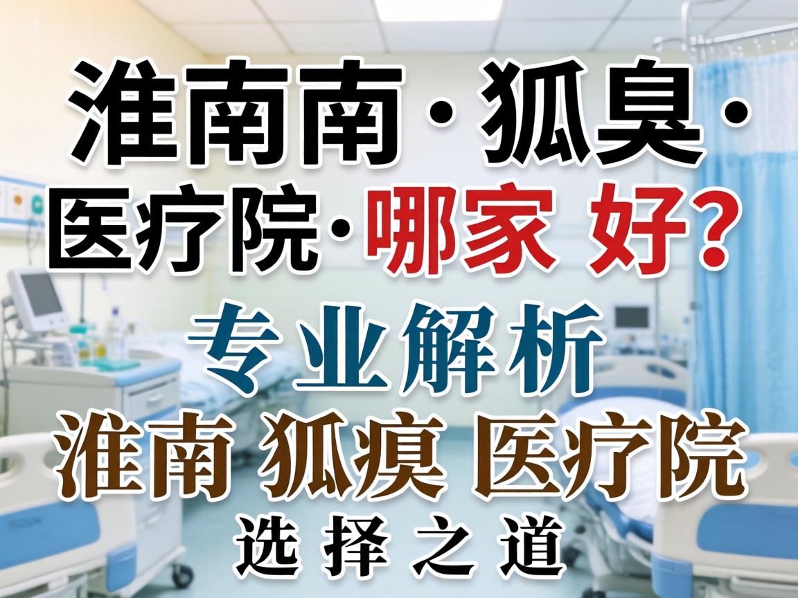 淮南狐臭医院哪家好？专业解析淮南狐臭医院选择之道
