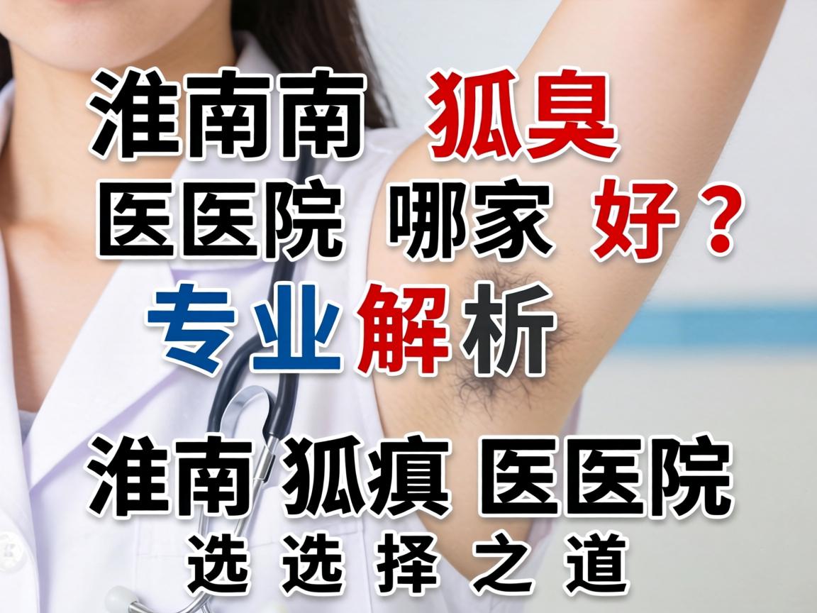 淮南狐臭医院哪家好？专业解析淮南狐臭医院选择之道