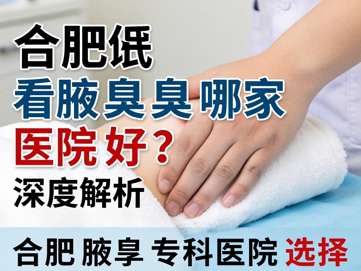 合肥看腋臭哪家医院好？深度解析合肥腋臭专科医院选择