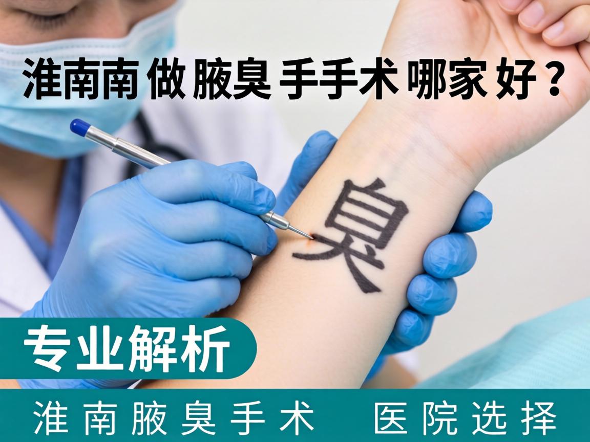 淮南做腋臭手术哪家好？专业解析淮南腋臭手术医院选择