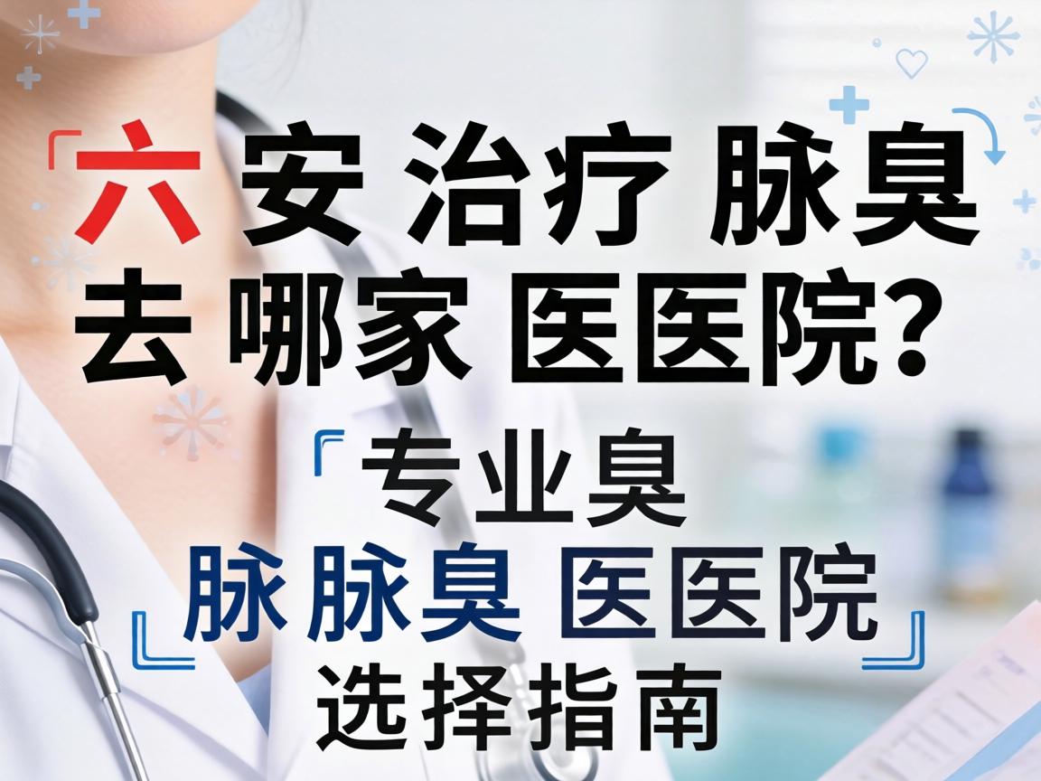 六安治疗腋臭去哪家医院？专业腋臭医院选择指南