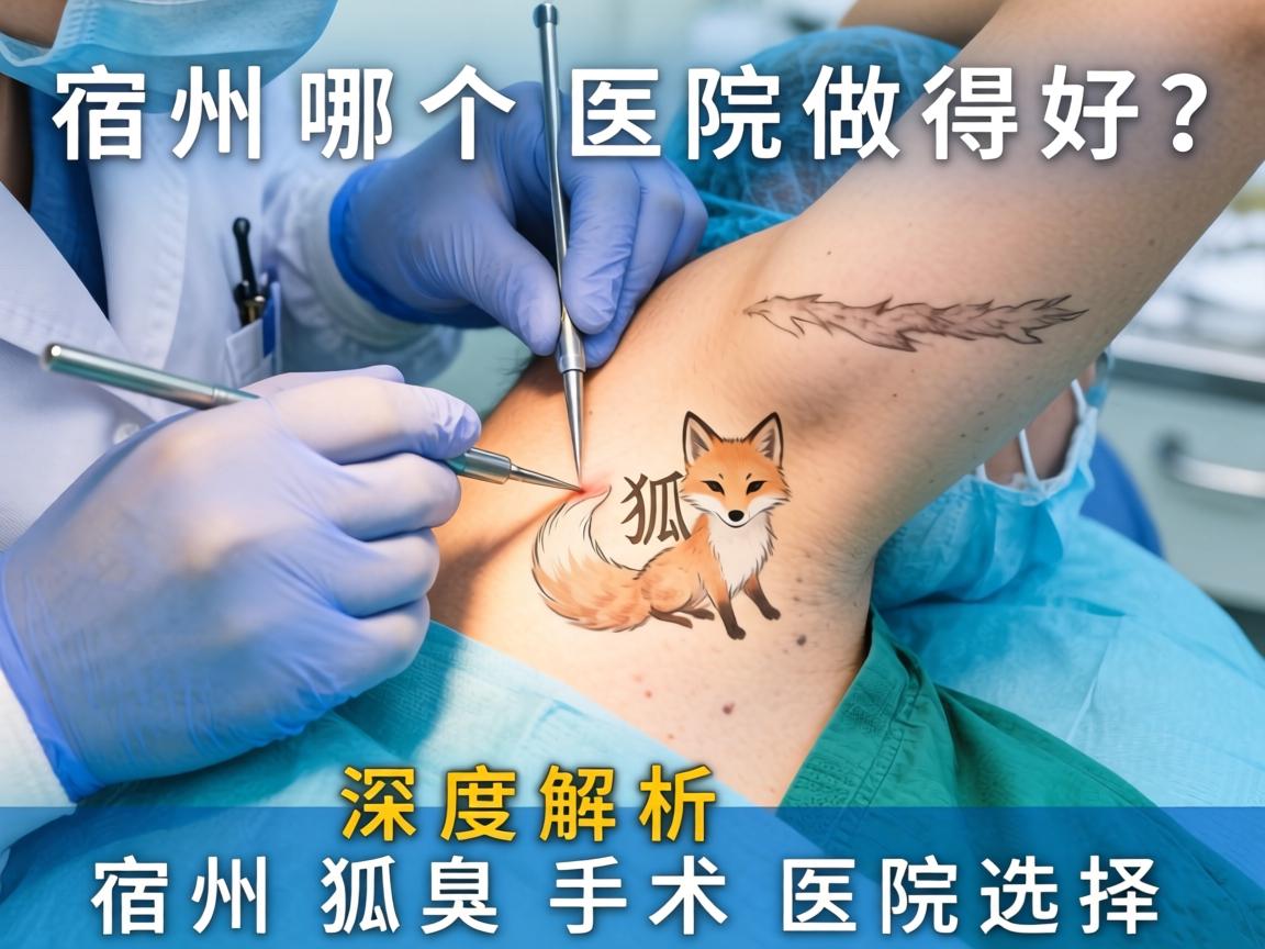 宿州狐臭手术哪个医院做得好？深度解析宿州狐臭手术医院选择