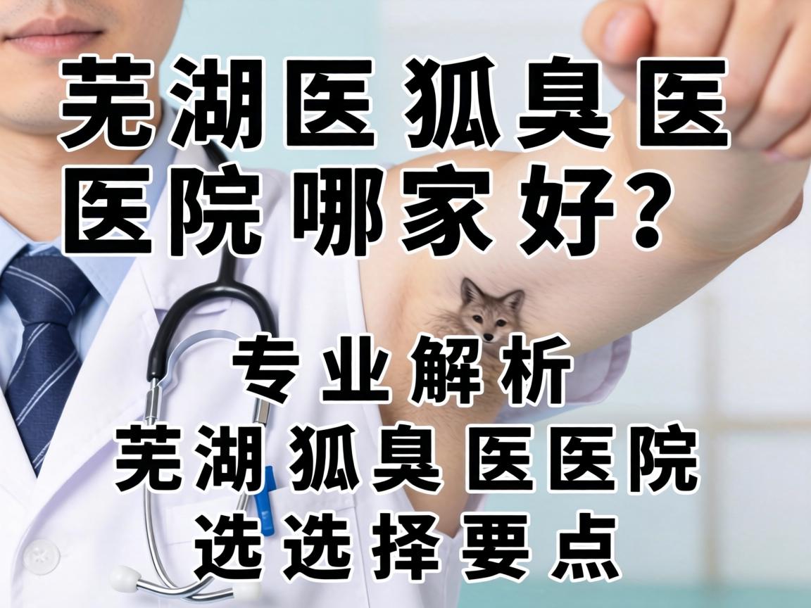 芜湖狐臭医院哪家好？专业解析芜湖狐臭医院选择要点