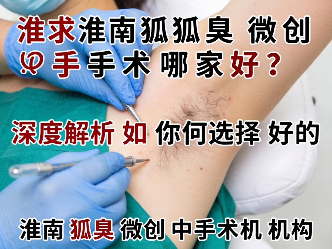 淮南狐臭微创手术哪家好?深度解析如何选择好的淮南狐臭微创手术机构 淮南狐臭微创手术哪家好?深度解析如何选择好的淮南狐臭微创手术机构