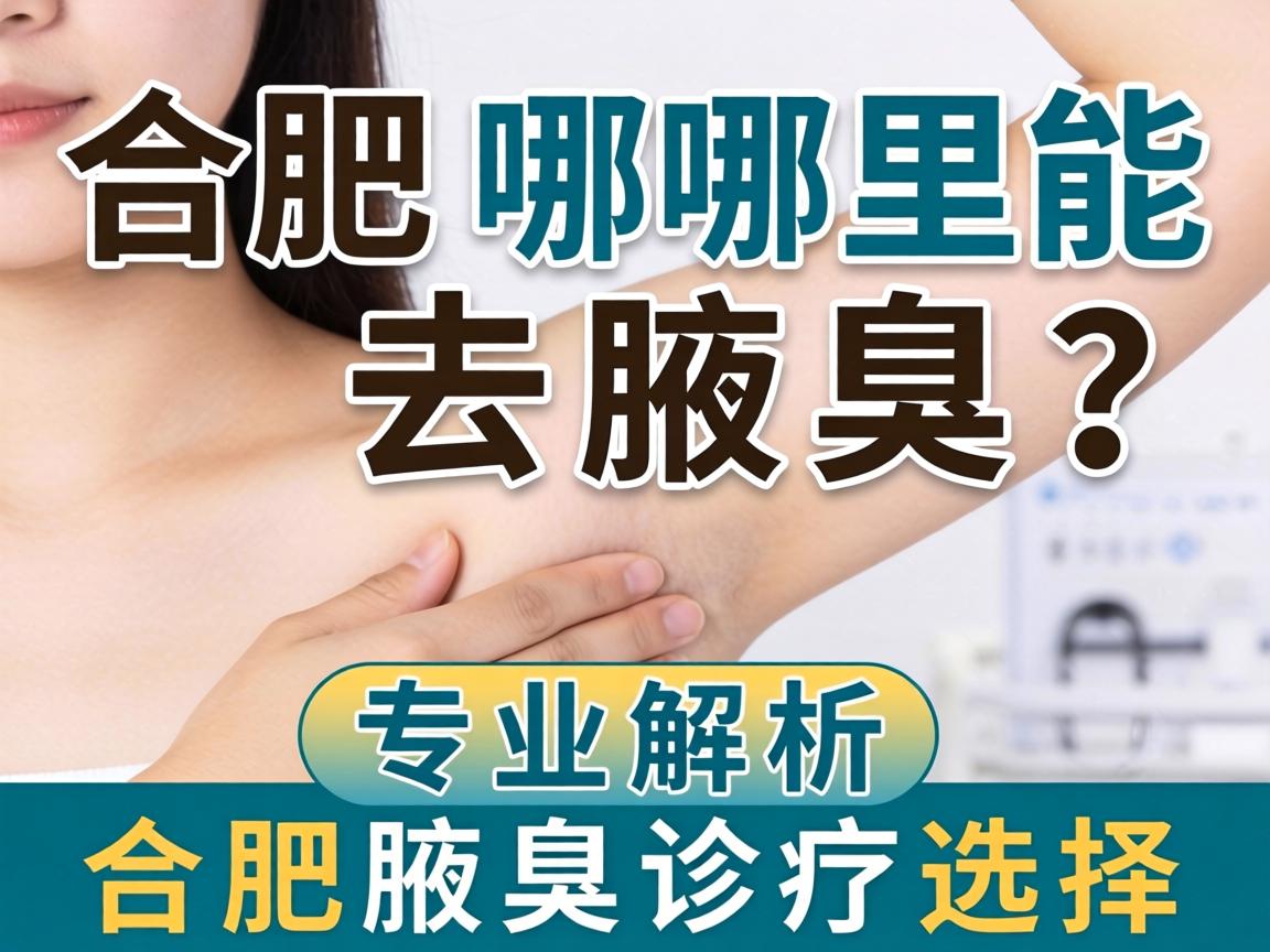 合肥哪里能去腋臭？专业解析合肥腋臭诊疗选择
