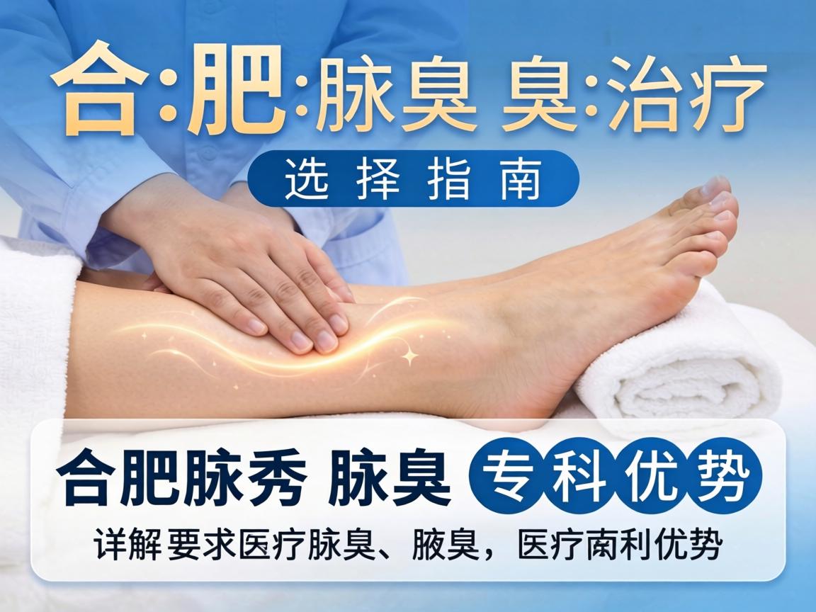 合肥腋臭治疗选择指南，详解合肥腋秀腋臭专科优势