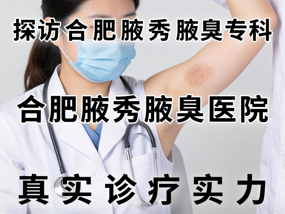 探访合肥腋秀腋臭专科，解析合肥腋秀腋臭医院的真实诊疗实力