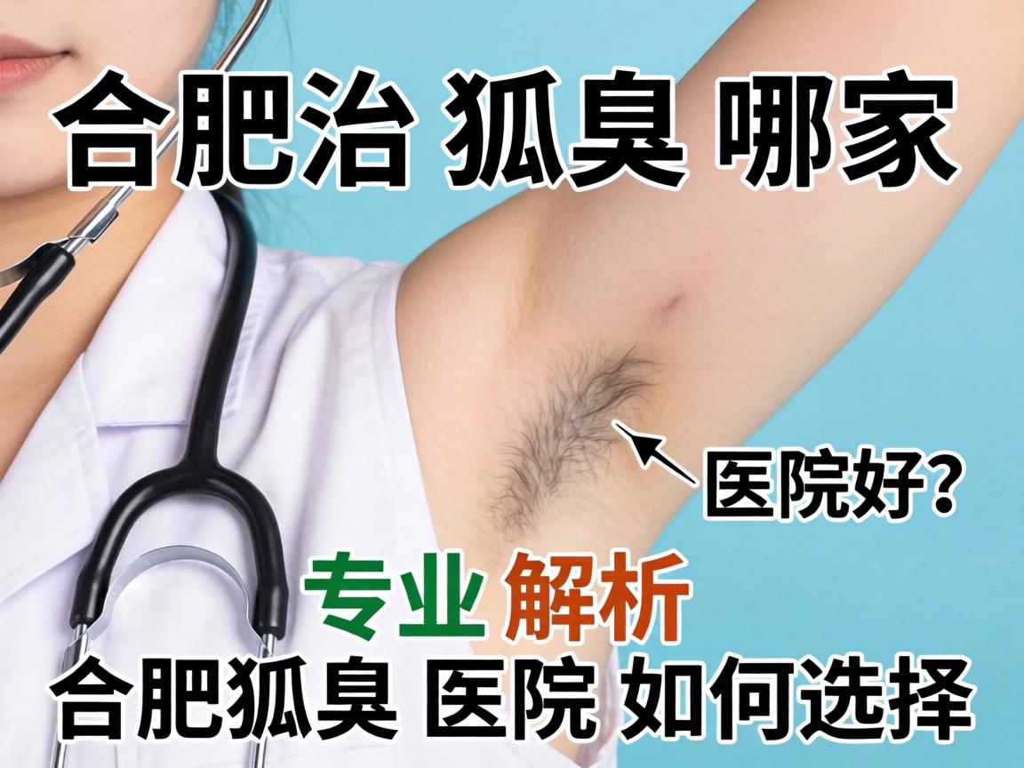 合肥治狐臭哪家医院好？专业解析合肥狐臭医院如何选择
