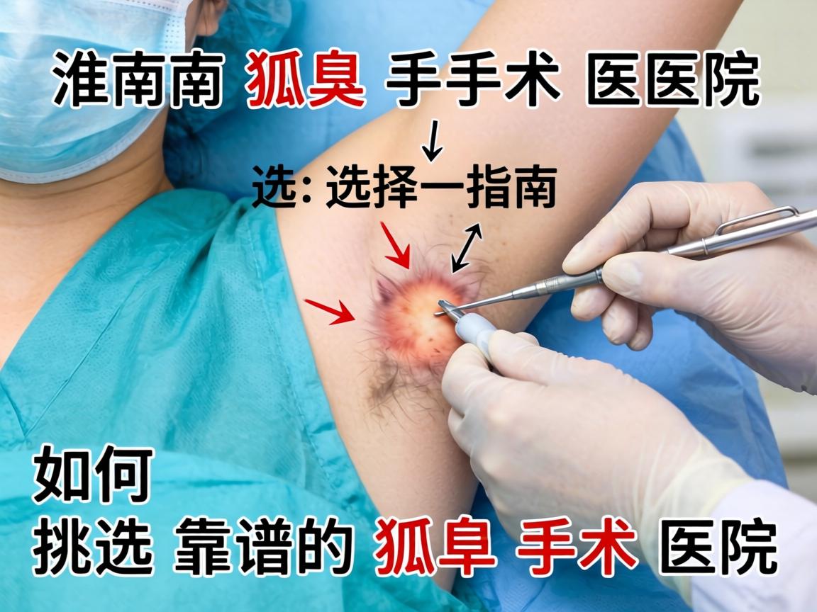 淮南狐臭手术医院选择指南，如何挑选靠谱的狐臭手术医院