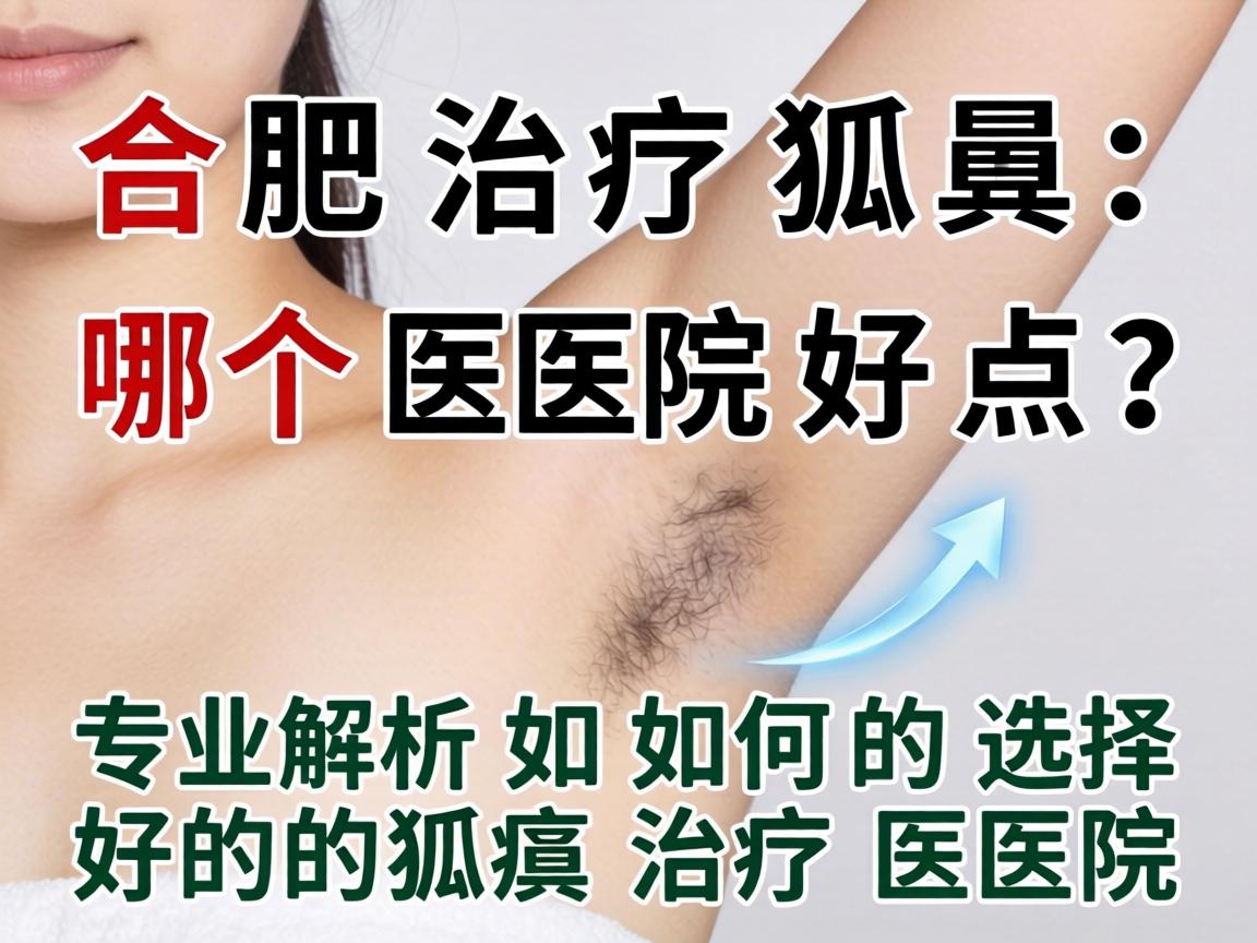 合肥治疗狐臭哪个医院好点？专业解析如何选择好的狐臭治疗医院