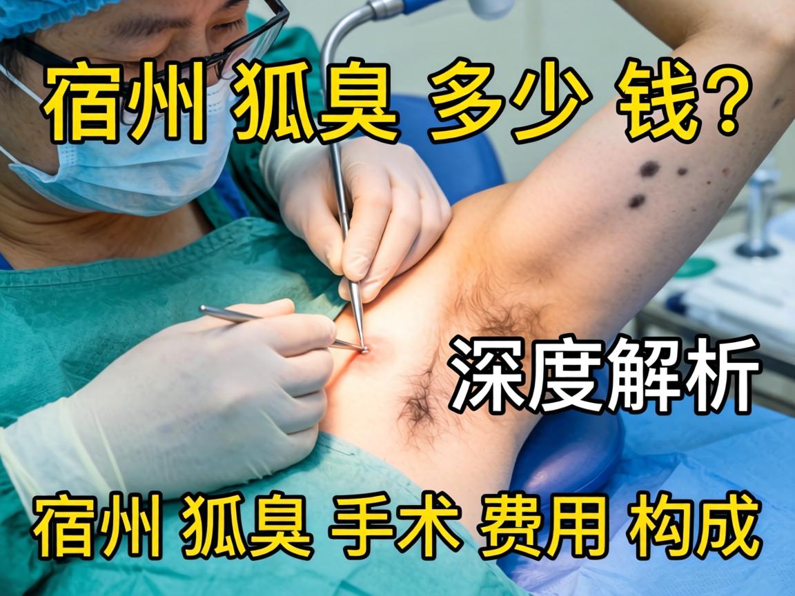 宿州狐臭手术多少钱？深度解析宿州狐臭手术费用构成