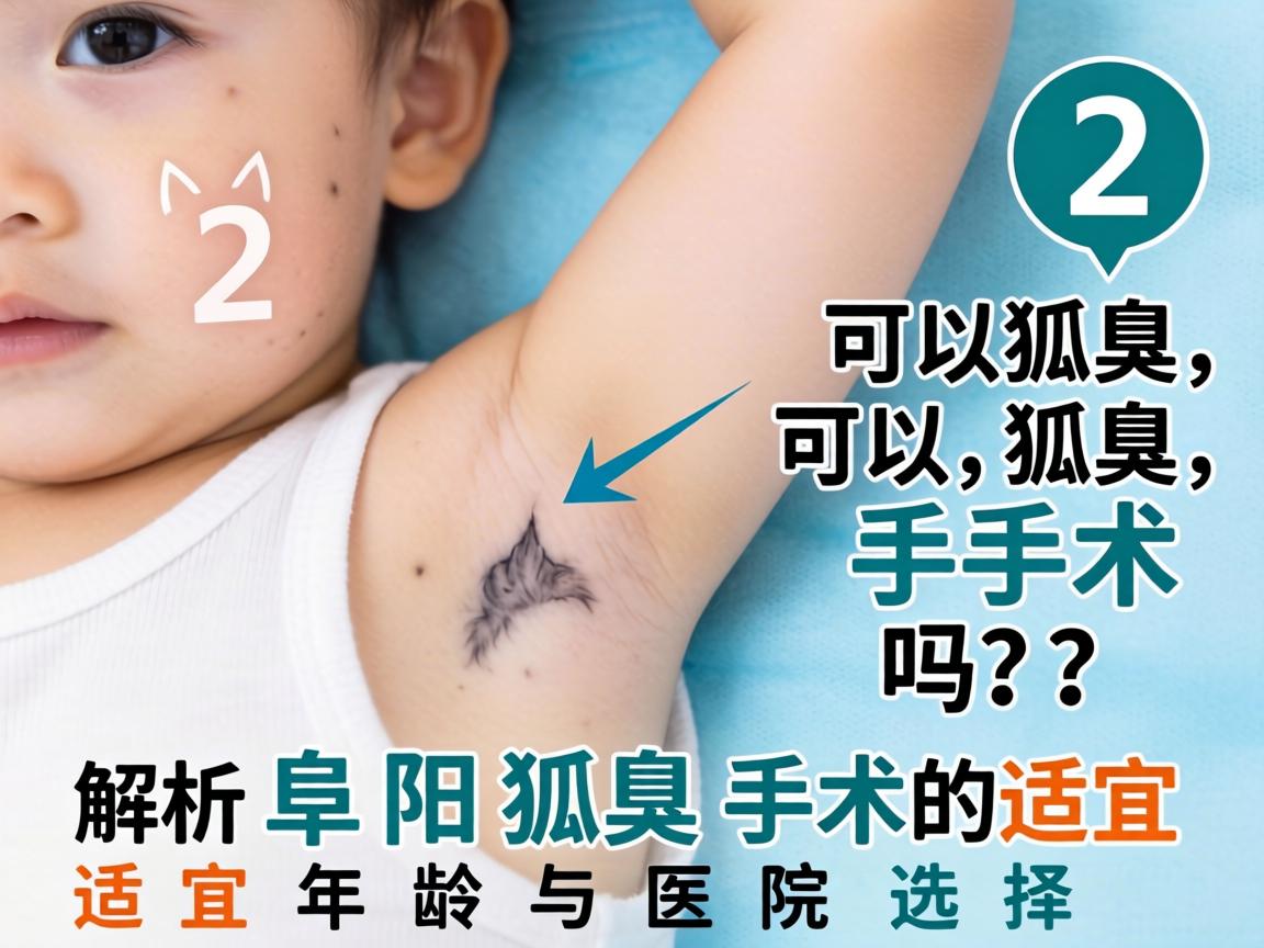 12岁可以狐臭手术吗？解析阜阳狐臭手术的适宜年龄与医院选择
