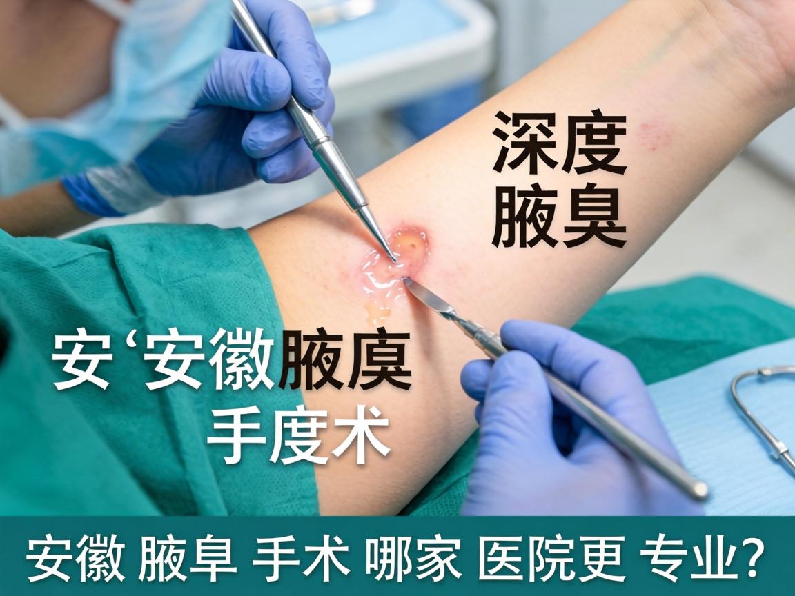 深度解析安徽腋臭手术，安徽腋臭手术哪家医院更专业？