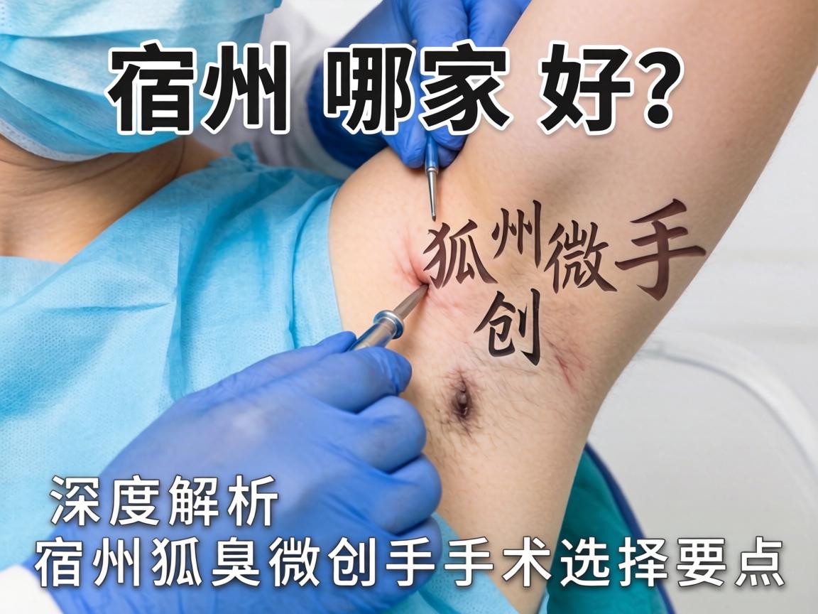 宿州狐臭微创手术哪家好？深度解析宿州狐臭微创手术选择要点