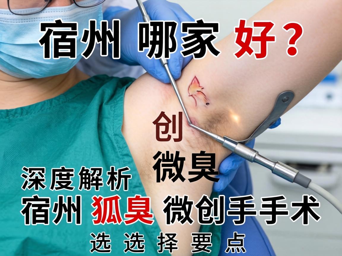宿州狐臭微创手术哪家好？深度解析宿州狐臭微创手术选择要点