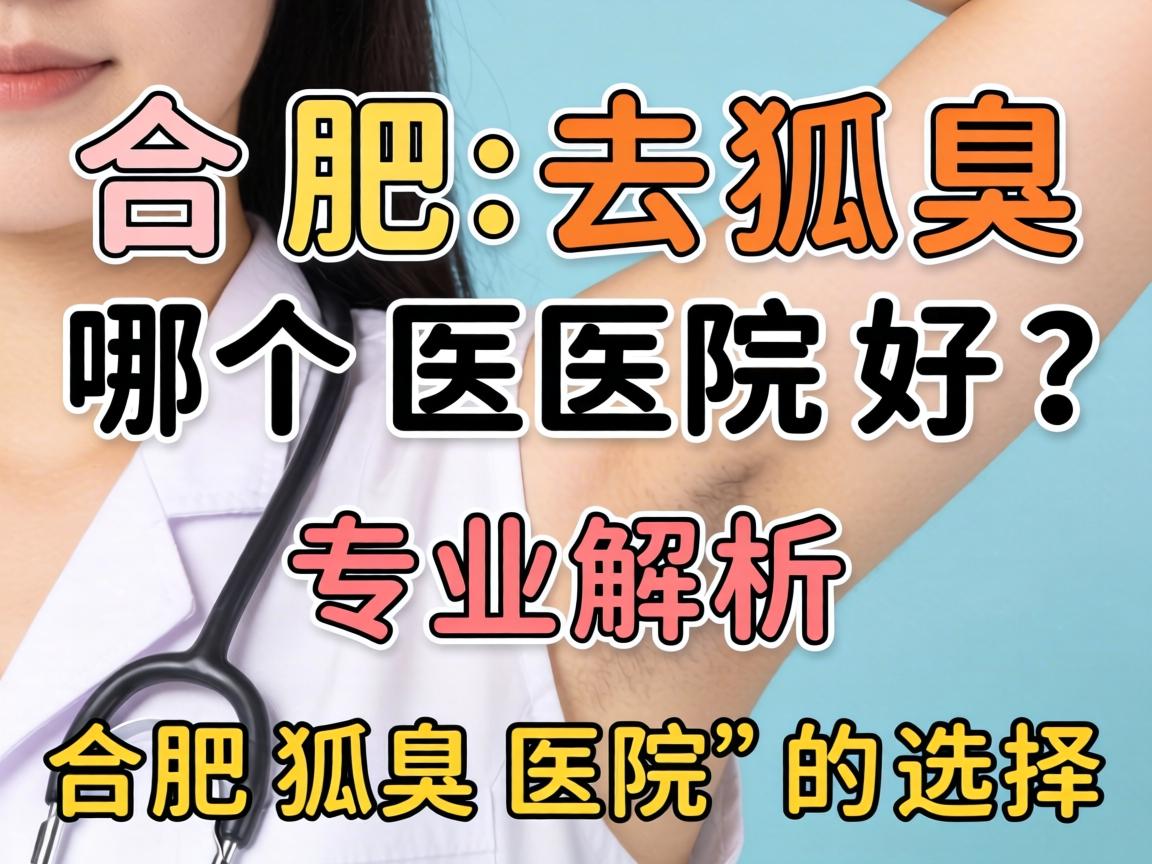 合肥去狐臭哪个医院好？专业解析合肥狐臭医院的选择
