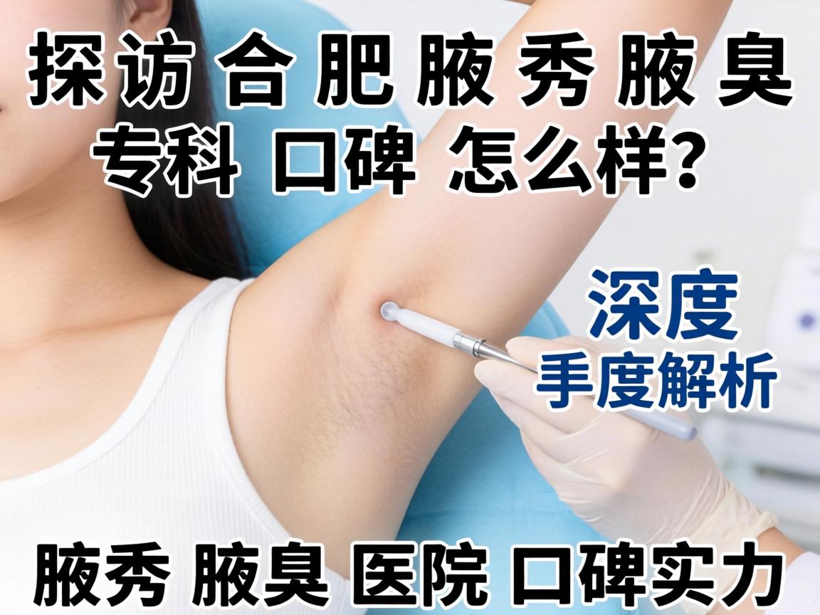 探访合肥腋秀腋臭专科口碑怎么样?深度解析腋秀腋臭医院口碑实力 探访合肥腋秀腋臭专科口碑怎么样?深度解析腋秀腋臭医院口碑实力