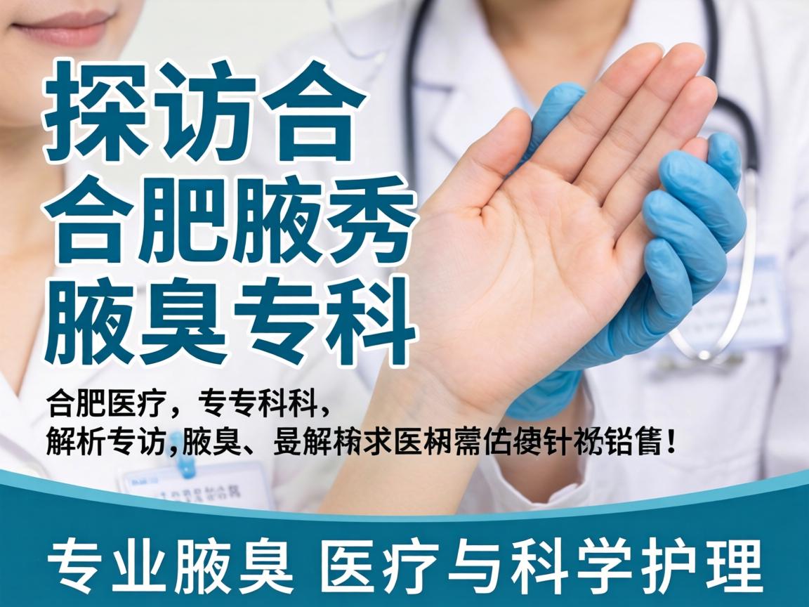 探访合肥腋秀腋臭专科，解析专业腋臭医疗与科学护理