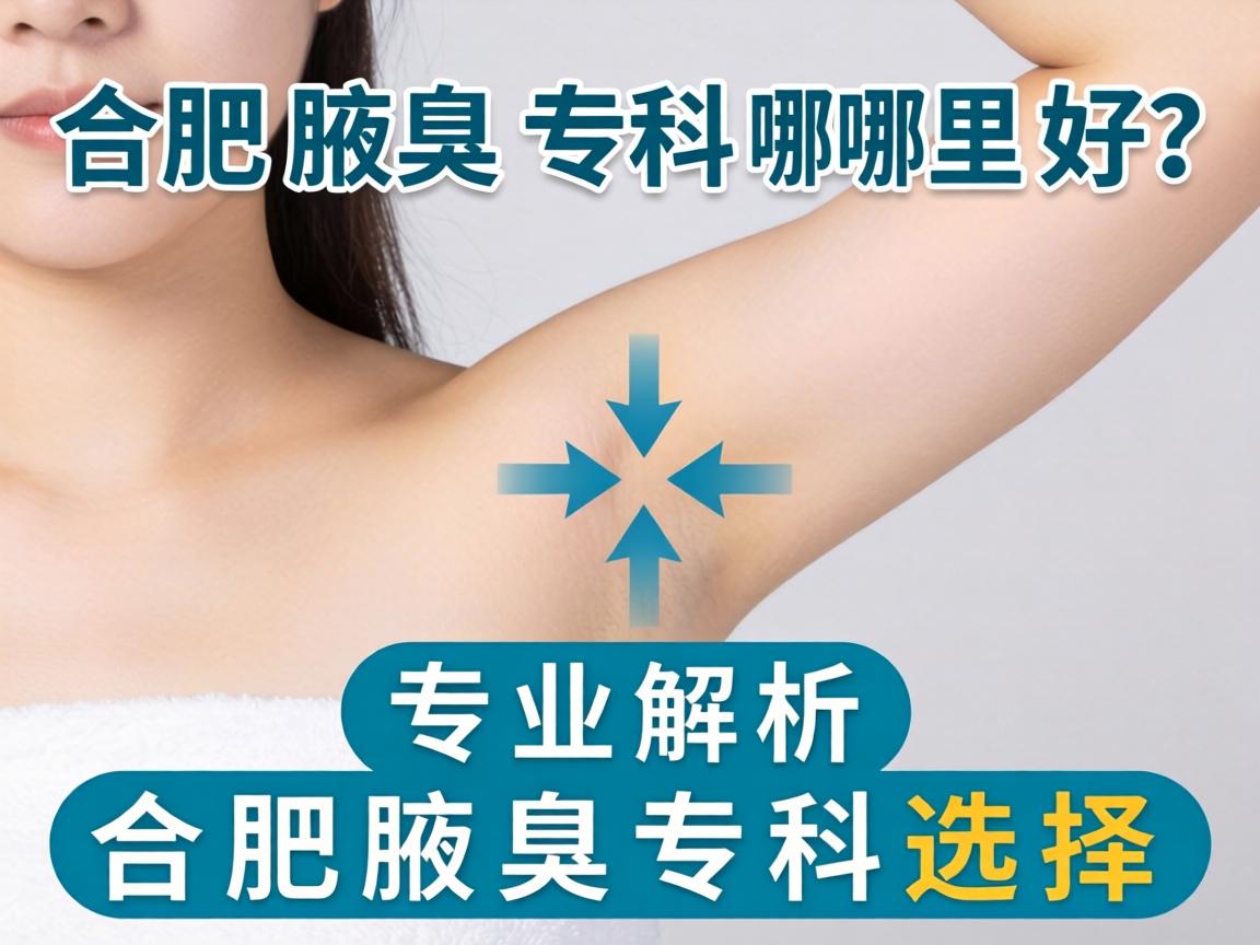 合肥腋臭专科哪里好？专业解析合肥腋臭专科选择