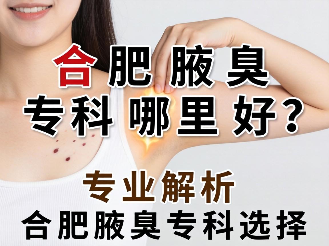 合肥腋臭专科哪里好？专业解析合肥腋臭专科选择