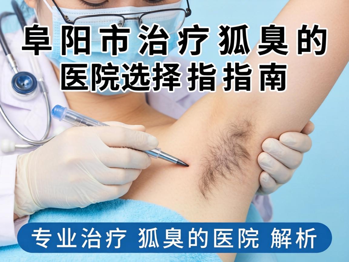 阜阳市治疗狐臭的医院选择指南，专业治疗狐臭的医院解析