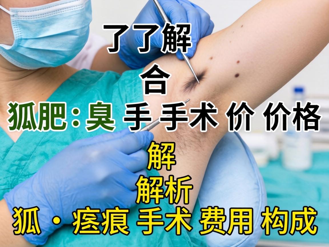 了解合肥狐臭手术价格，解析狐臭手术费用构成