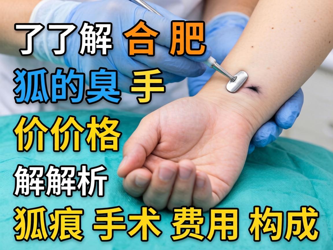 了解合肥狐臭手术价格，解析狐臭手术费用构成