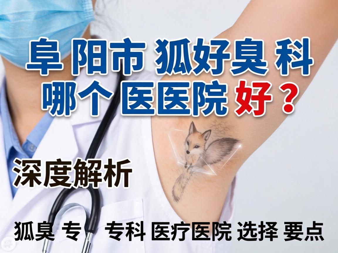 阜阳市狐臭科哪个医院好？深度解析狐臭专科医院选择要点
