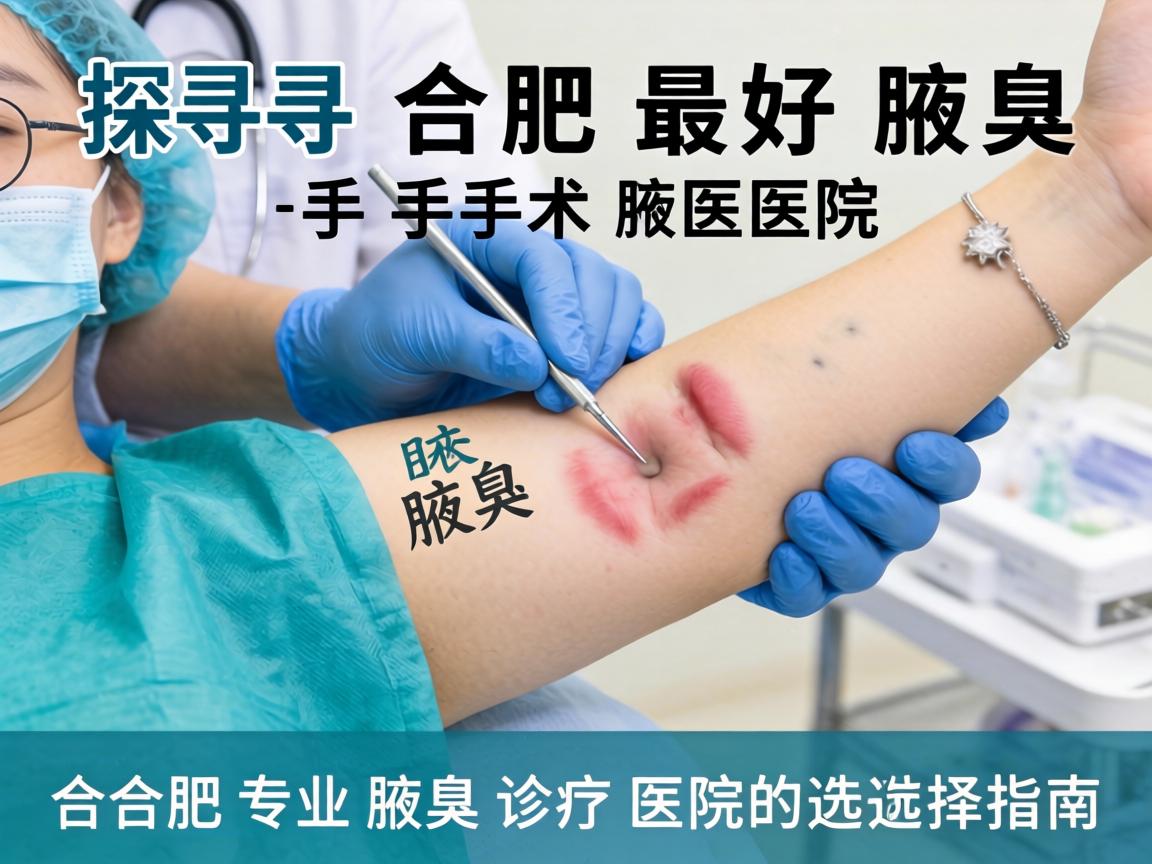 探寻合肥最好腋臭手术医院，合肥专业腋臭诊疗医院的选择指南