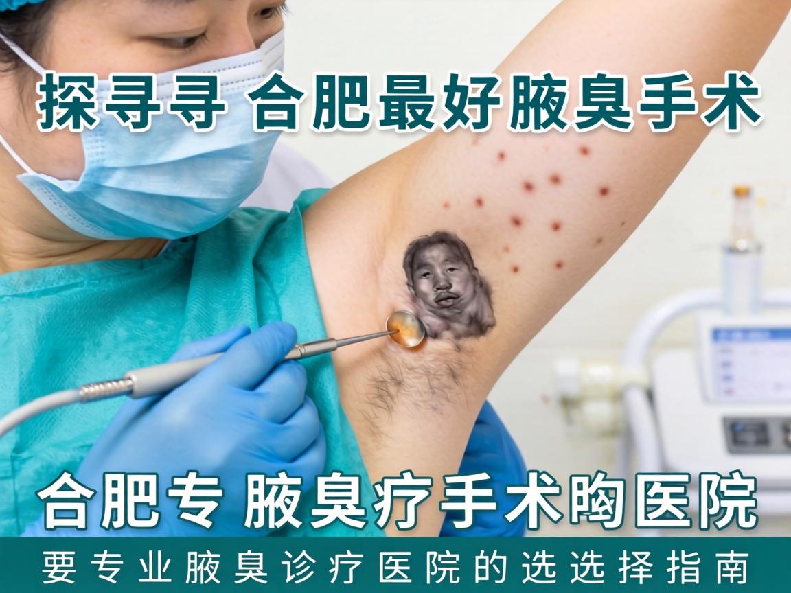 探寻合肥最好腋臭手术医院，合肥专业腋臭诊疗医院的选择指南