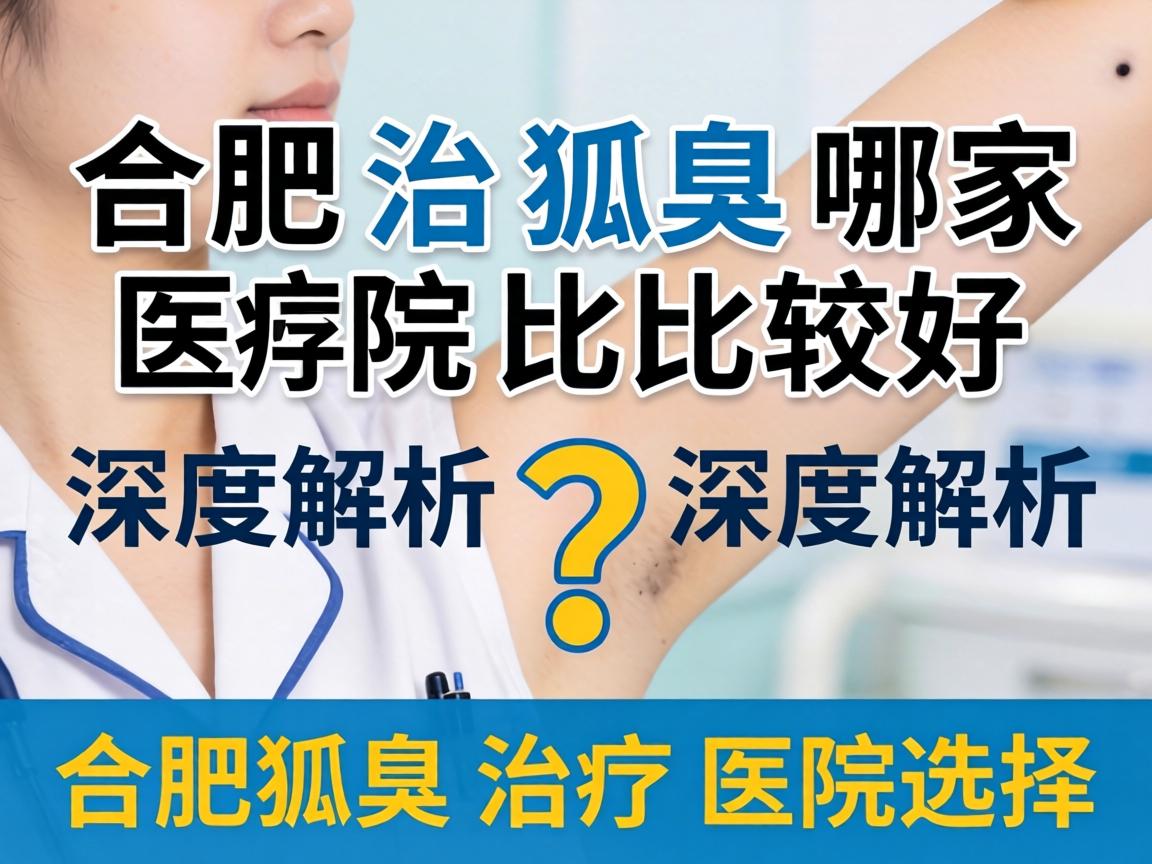 合肥治狐臭哪家医院比较好？深度解析合肥狐臭治疗医院选择
