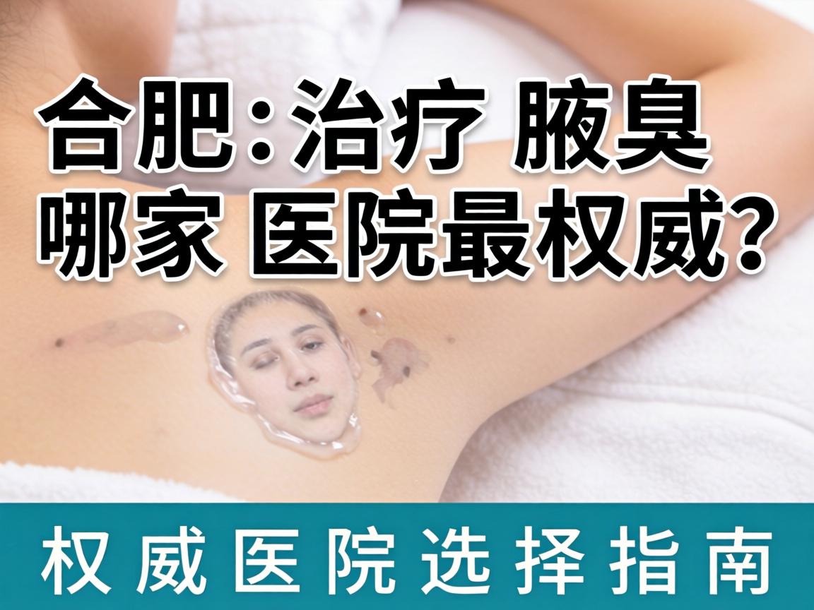 合肥治疗腋臭哪家医院最权威？权威医院选择指南