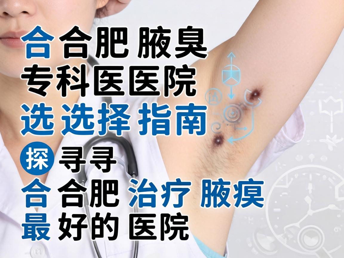合肥腋臭专科医院选择指南,探寻合肥治疗腋臭最好的医院 合肥腋臭专科医院选择指南,探寻合肥治疗腋臭最好的医院