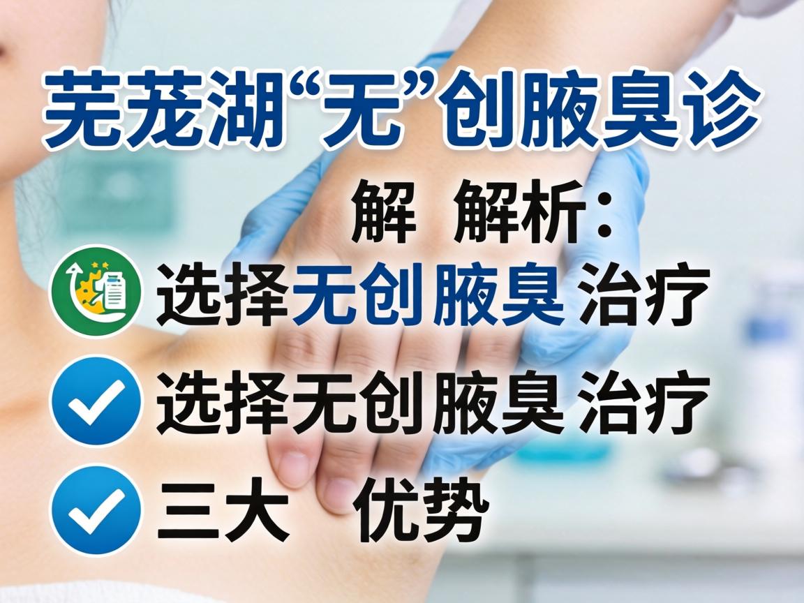 芜湖无创腋臭诊疗解析，选择无创腋臭治疗的三大优势