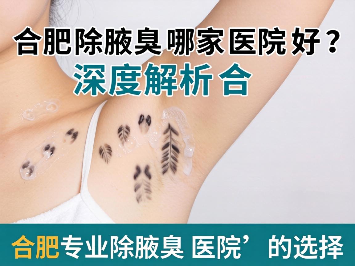 合肥除腋臭哪家医院好？深度解析合肥专业除腋臭医院的选择
