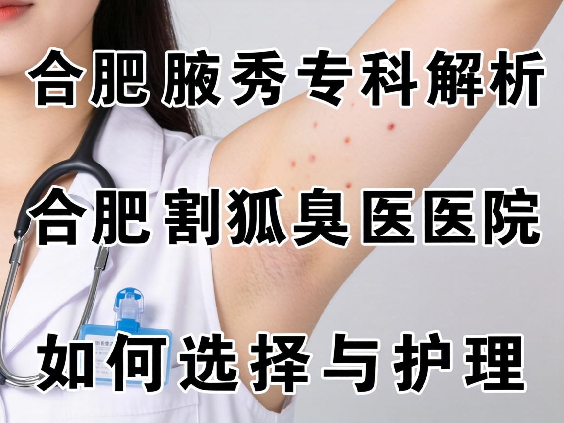 合肥腋秀专科解析，合肥割狐臭医院如何选择与护理