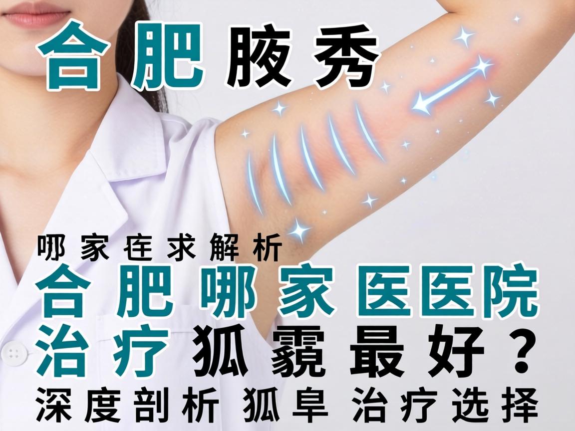 合肥腋秀解析，合肥哪家医院治疗狐臭最好？深度剖析狐臭治疗选择