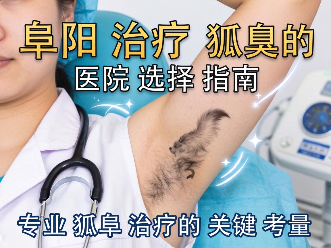 阜阳治疗狐臭的医院选择指南，专业狐臭治疗的关键考量