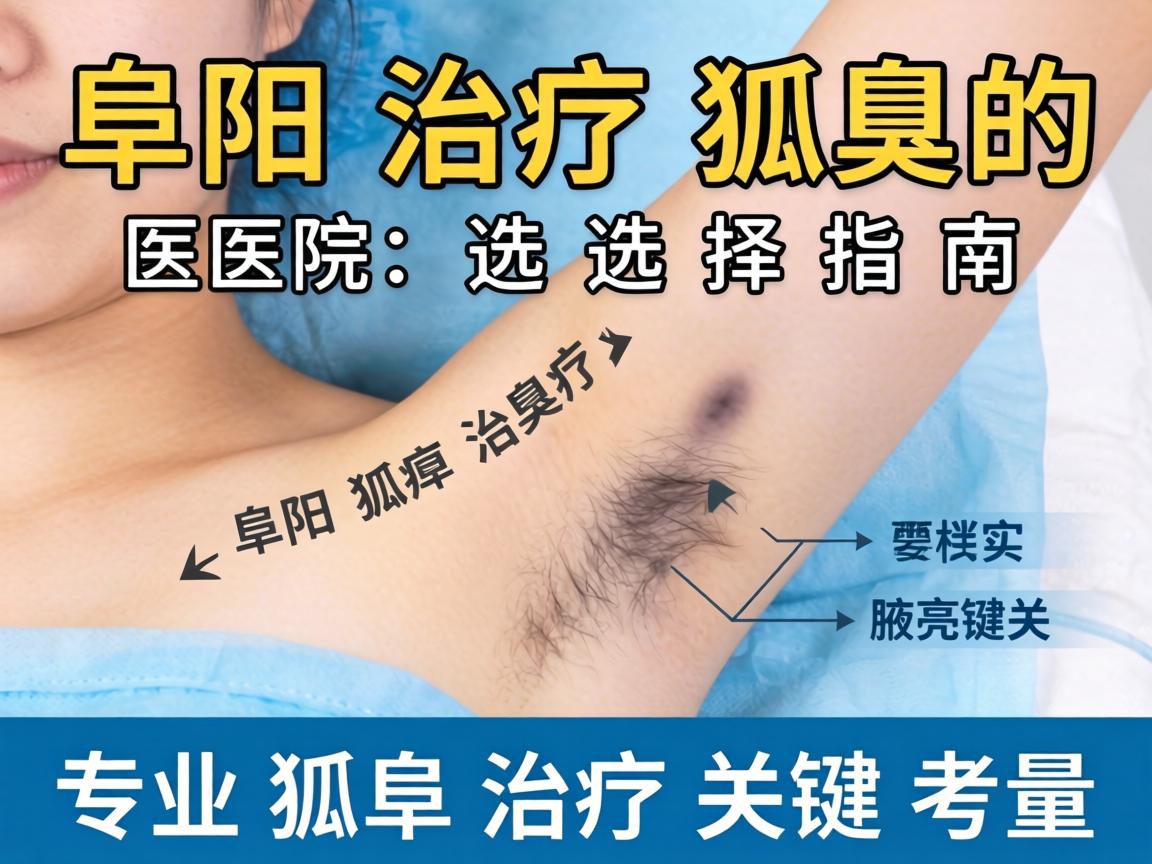 阜阳治疗狐臭的医院选择指南，专业狐臭治疗的关键考量